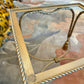 Vintage Gold Hollywood Regency Tassel Footed Side/End Table