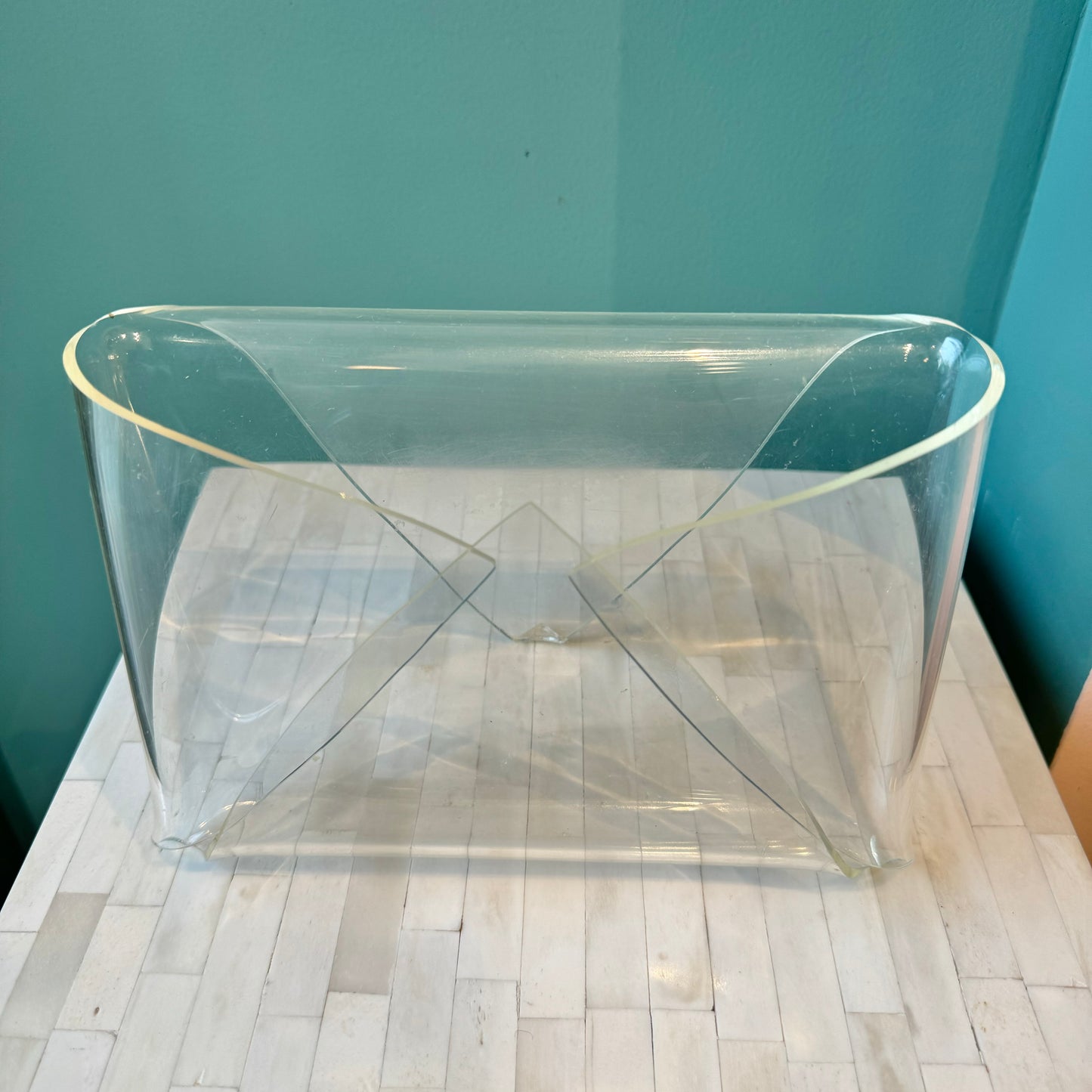 Vintage Lucite Envelope Letter Holder