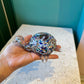 Vintage Murano Style Glass Millefiori Turtle Figurine