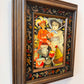 Vintage Small Original Framed "The Little Circus" 1980 Mixed Media on Board by Phyllis Londraville