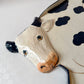 Vintage Large Paper-Maché Cow Tray