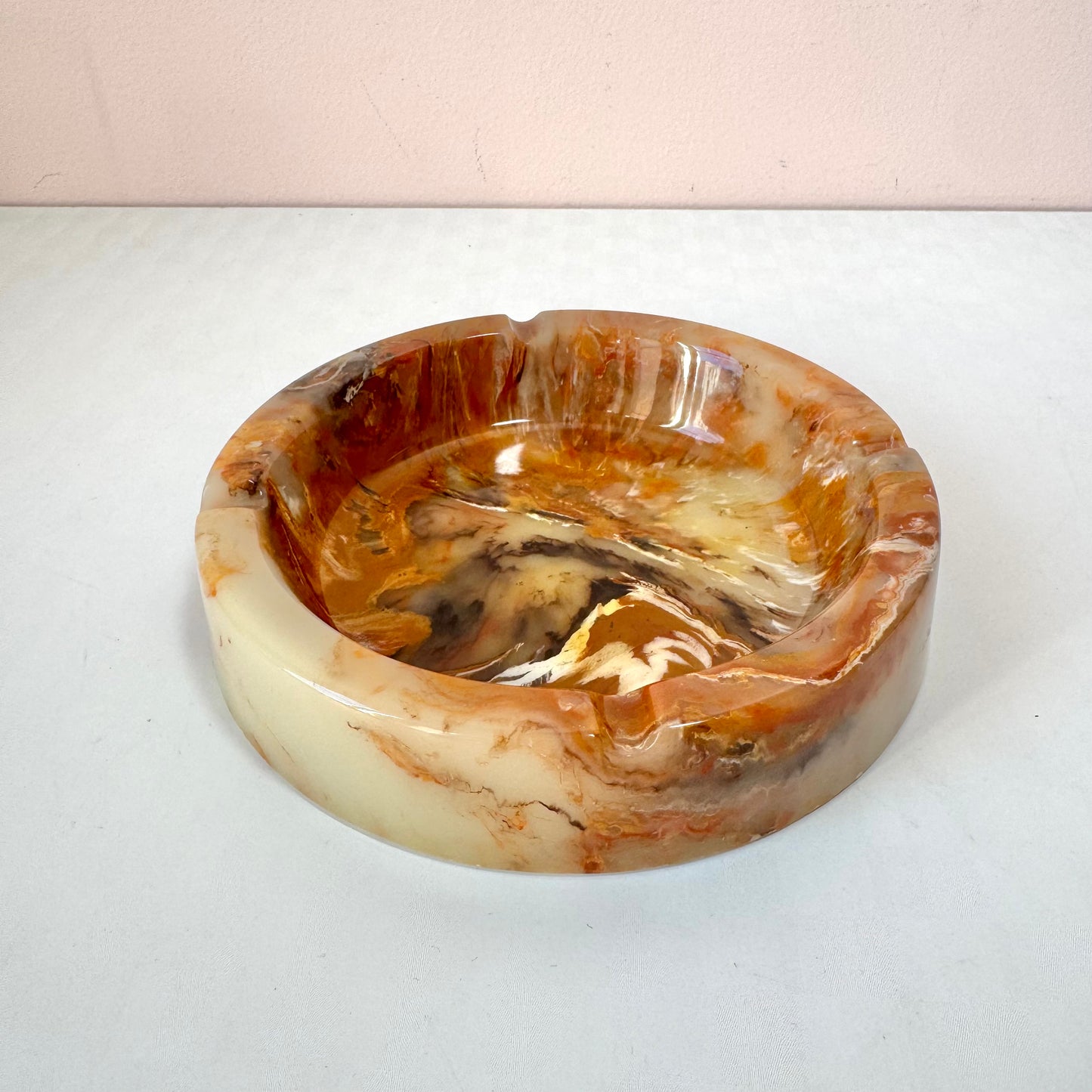 Vintage Mid Century Resin Ashtray