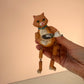 Vintage Set of 6 WMG Cooking Cat Shelf Sitters