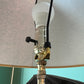 Vintage Gold and Black Abstract Female Male Lamp by FAIP