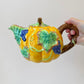 Vintage Nantucket Ceramic Pumpkin Teapot