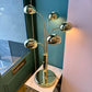 Vintage Five-Headed Brass Table Lamp