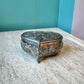 Vintage Silver Plated Footed Jewelry Box
