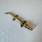 Vintage Brass Crocodile Nutcracker