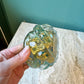 Chunky Vintage Blue and Gold Murano Glass Ashtray