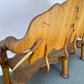 1981 Andrew Willner Elephant Bench/Signed and dated