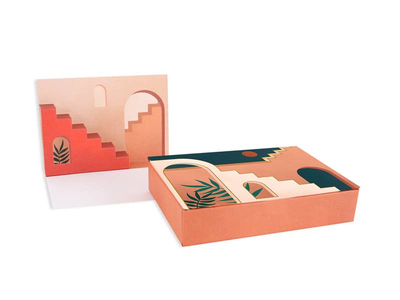 Staircases and Archways Pop-Up Card Box Set