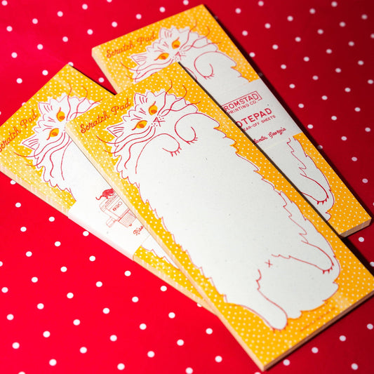 Scratch Pad Cat Notepad
