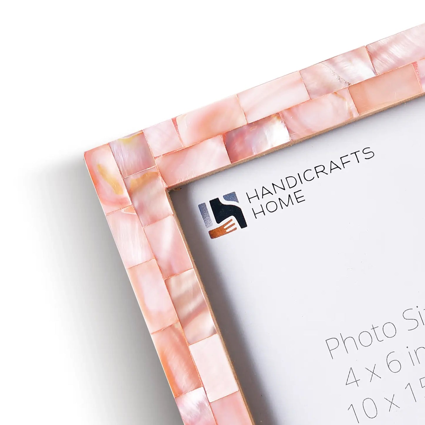 Mother of Pearl Pink Picture Frame: 5"x7"