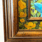 Vintage Small Original Framed "The Buttercup Day" 1982 Acrylic on Board Painting by Phyllis Londraville