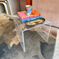 Vintage Lucite Waterfall Side Table
