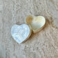 Vintage Capiz Shell Heart Trinket Box