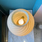 Vintage Pale Yellow Vetri Murano Glass Mushroom Lamp