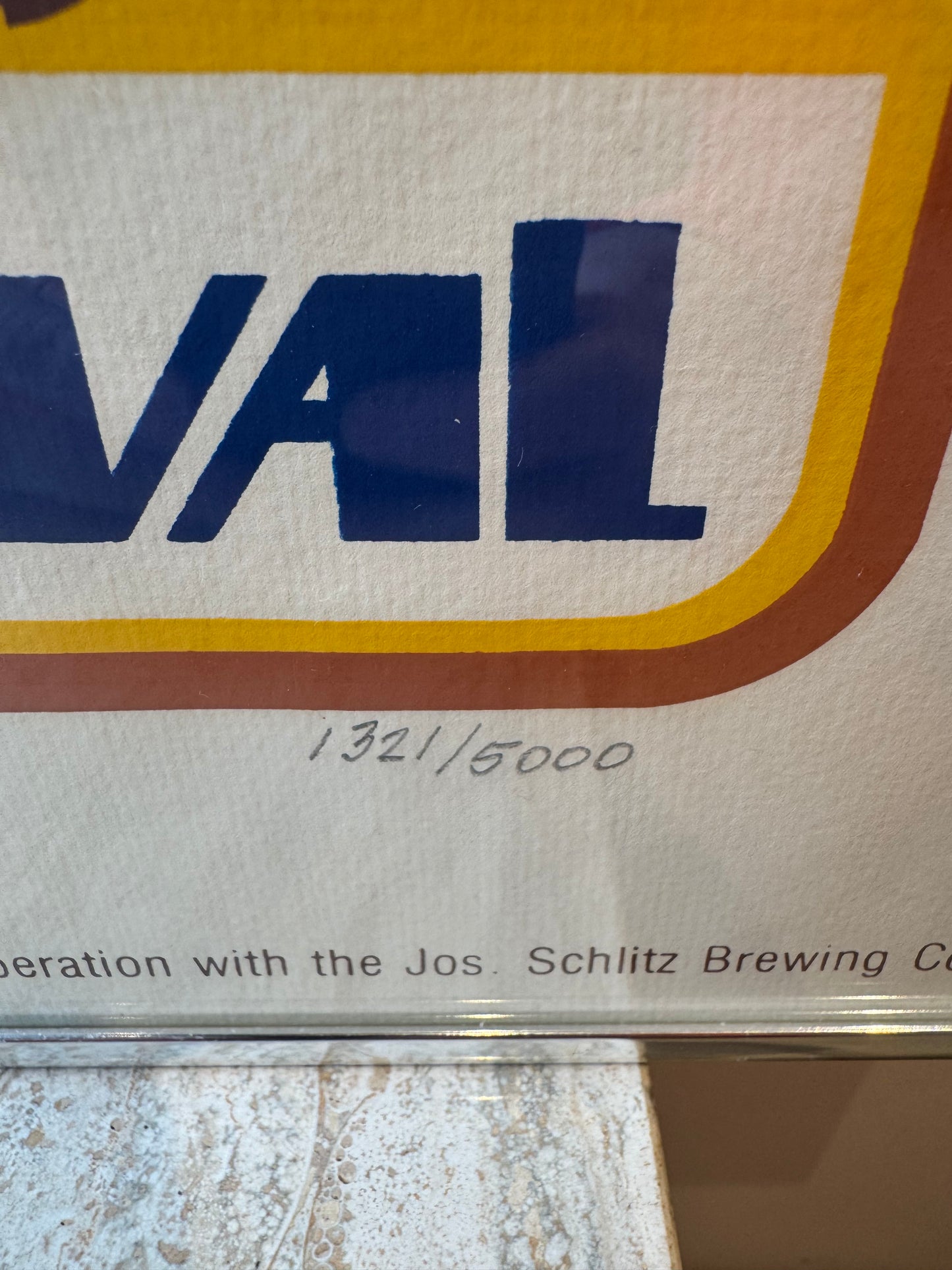 Vintage 1977 Limited Edition New Orleans Jazz & Heritage Poster Signed and Numbered