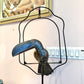 Vintage Mixed Metal Sergio Bustamante Style Toucan Standing Sculpture