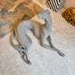 Vintage Large Pair of 1980’s Resin Dog Statues