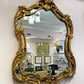 Vintage Large Gold Giltwood Rococo Style Mirror