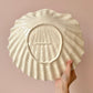 Vintage Opalescent Ceramic Shell Platter Dish