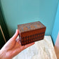 Vintage Hand Carved Polish 2 Deck Playing Card Box