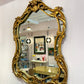 Vintage Large Gold Giltwood Rococo Style Mirror