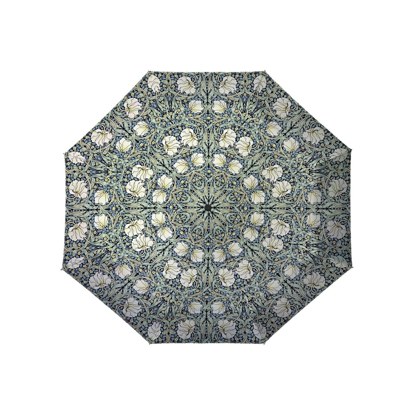 William Morris Pimpernel Blue/Green Travel Umbrella