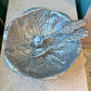 Vintage Wilton Co Pewter Cabbage Leaf Serving Bowl and Utensils