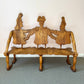 1980 Andrew Willner Three Person Bench/Signed and dated