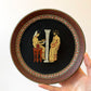 Vintage Set of 6 Terracotta Ancient Greek Replica Wall Plates