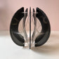 Vintage 1970's "Smokey" Lucite String Art Swag Lamp by Paul Secon for Sompex