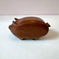 Vintage Wooden Pig Stash Box