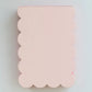 Scallop Edged Notepad | Peach + Persimmon Edge