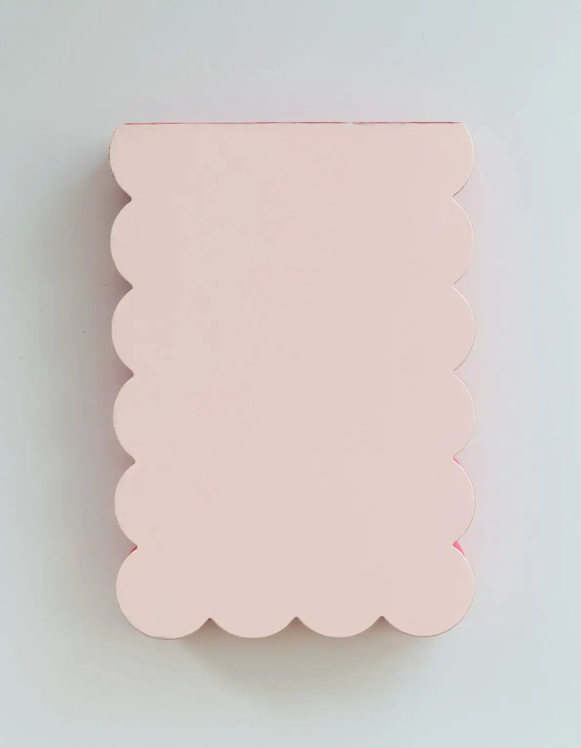 Scallop Edged Notepad | Peach + Persimmon Edge