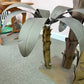 Vintage Tommaso Barbi Style Hollywood Regency Brass Palm Tree Sculpture