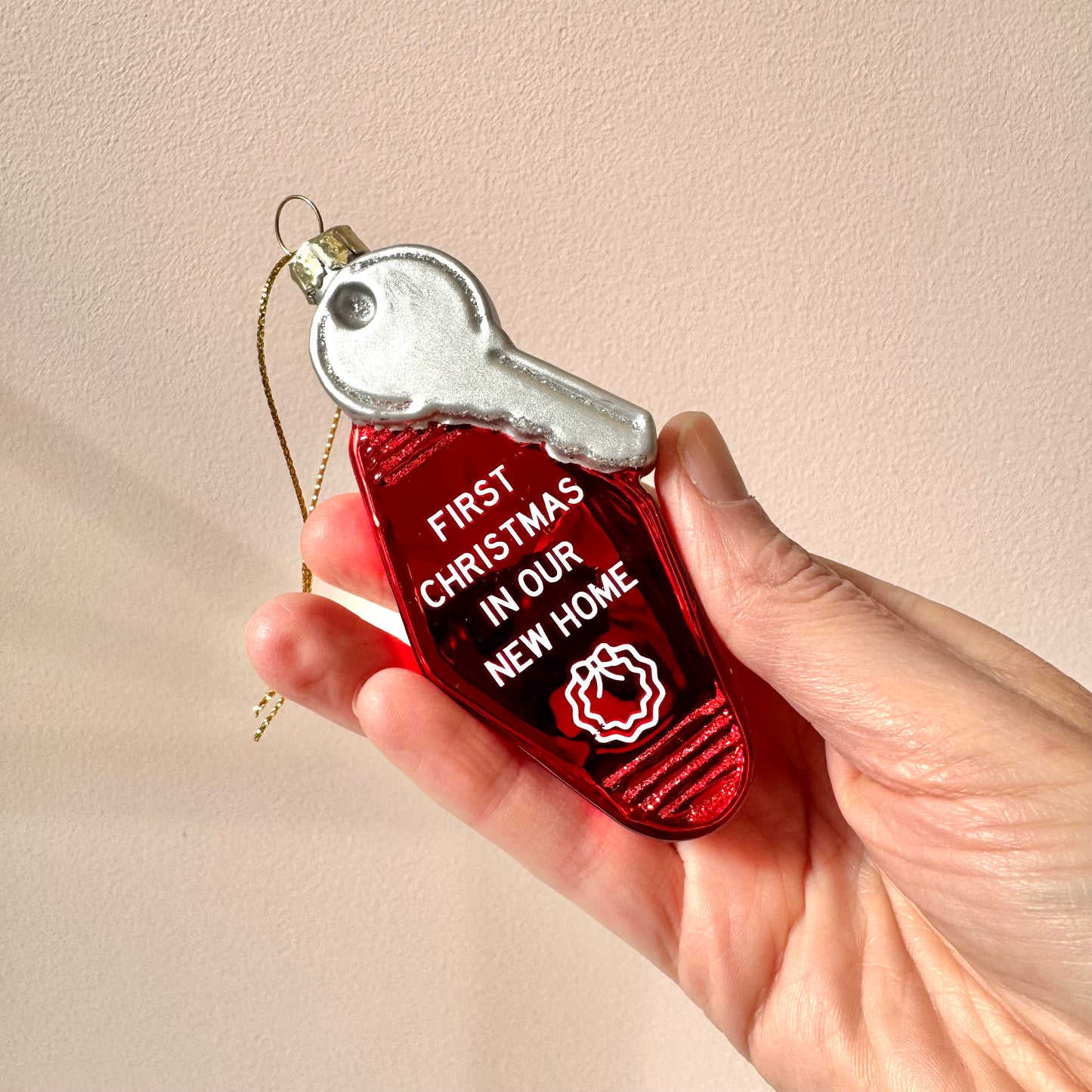 "First Christmas in Our Home" Key Ornament