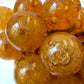 Vintage Amber Murano Glass Grape Cluster