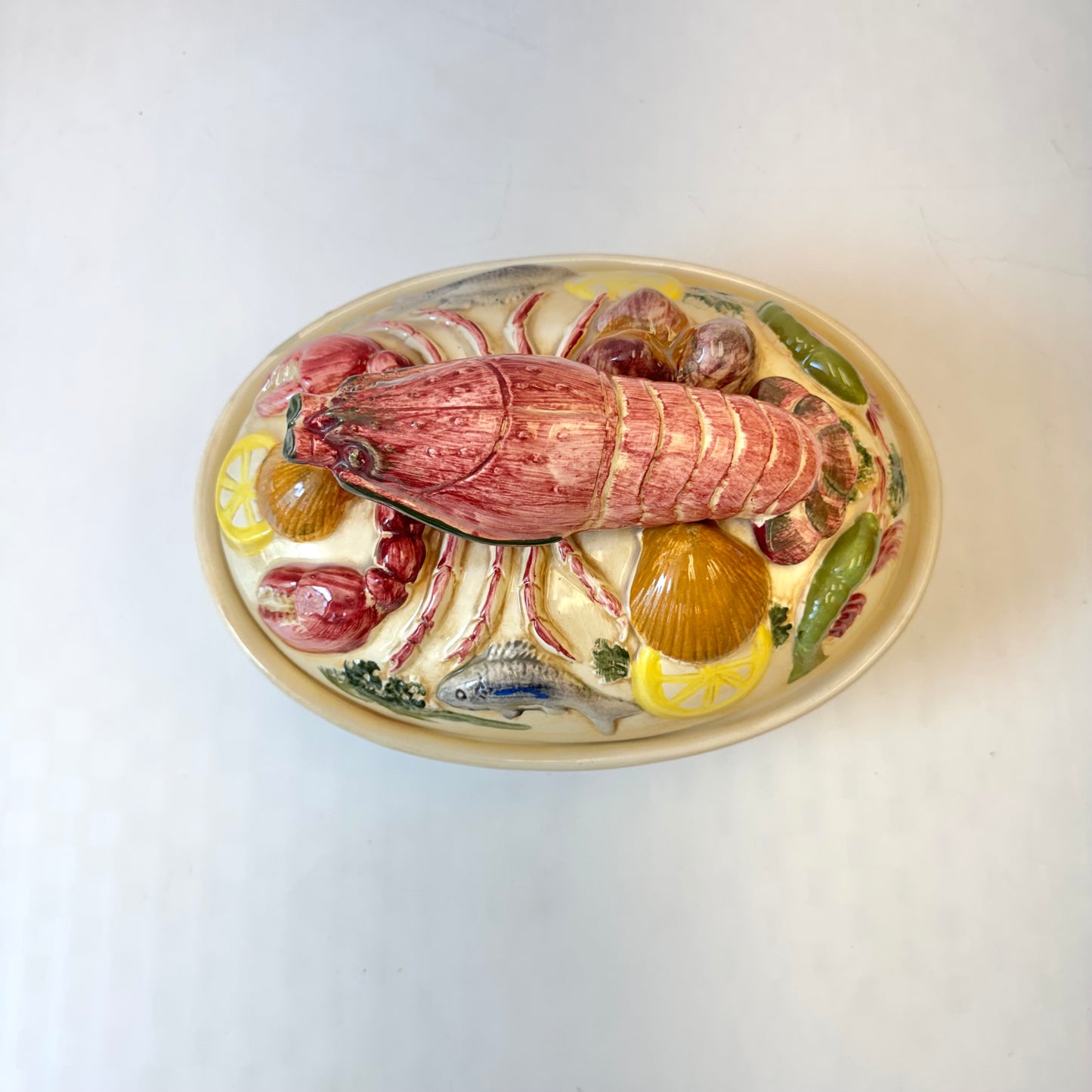 Vintage Italian Lobster Lidded Turreen