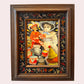 Vintage Small Original Framed "The Little Circus" 1980 Mixed Media on Board by Phyllis Londraville