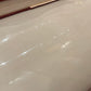 Vintage Square Waterfall Edge Taupe Lacquer Coffee Table