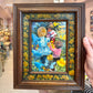 Vintage Small Original Framed "The Buttercup Day" 1982 Acrylic on Board Painting by Phyllis Londraville