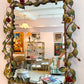 Vintage 1960's Wrought Iron Rose and Vine Mirror