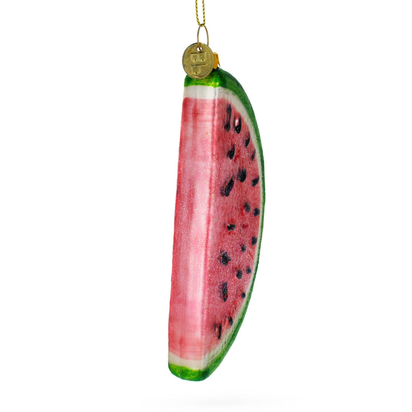 Watermelon Slice Glass Ornament