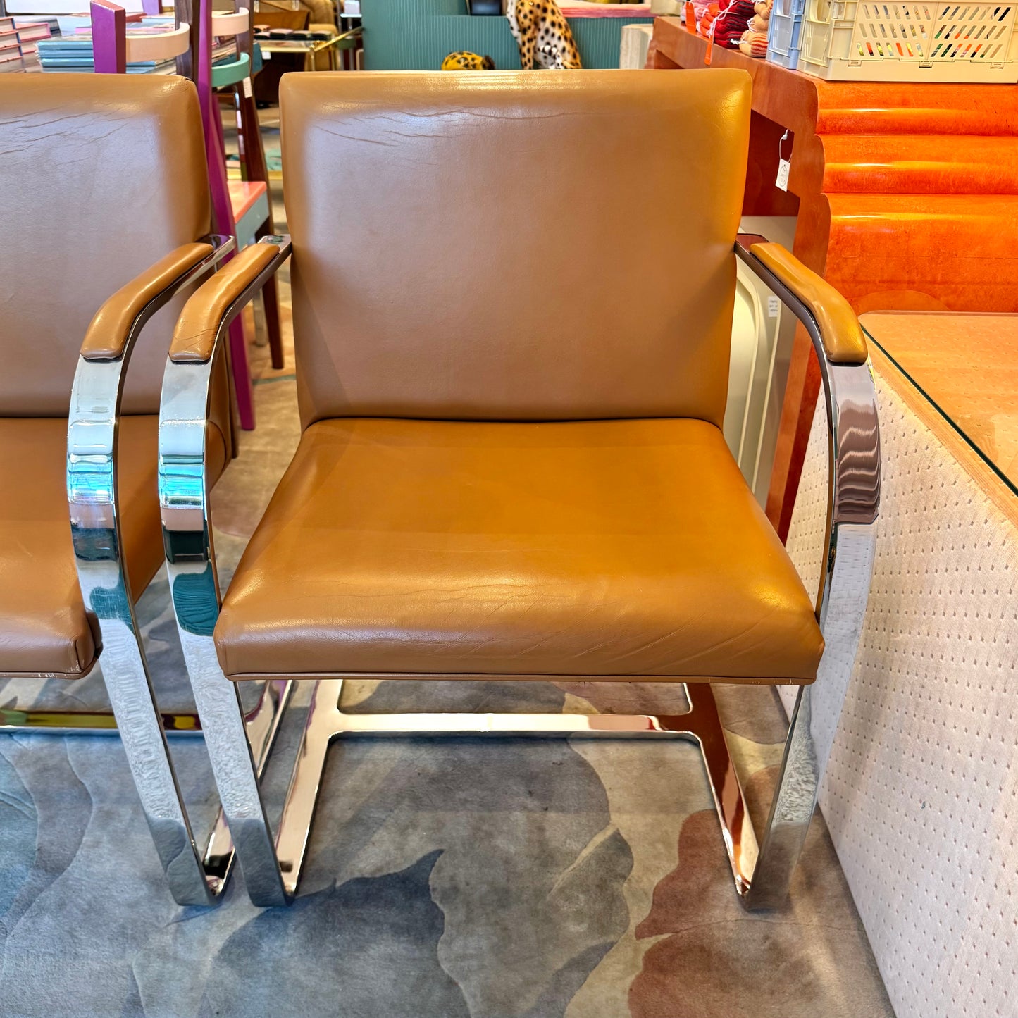 Vintage Set of 4 Brno Chairs by Mies Van Der Rohe