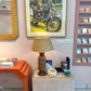 Vintage Limited Edition Screenprint Titled "Triumph Trumpet" by Tom Blackwell