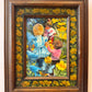 Vintage Small Original Framed "The Buttercup Day" 1982 Acrylic on Board Painting by Phyllis Londraville