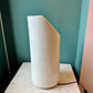 Vintage 1980's Modernist White Ceramic Lipstick Lamp