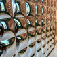 Vintage Turner Space Age Chrome Bubble Mirror